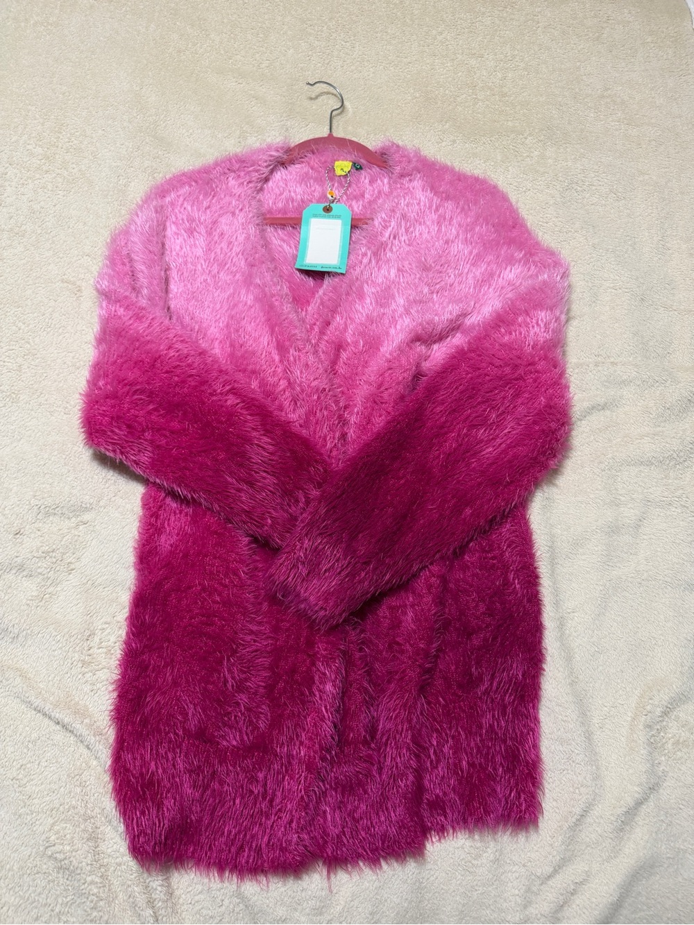 FARM Rio Pink Ombre Cozy Cardigan